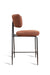 Alva Bar Chair - Mild Steel and Upholstery / CM - L:- 53 x W:- 48 x H:- 95 - Indoor Furniture