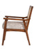 Ama Accent Chair - Teak (Brown) / Teakwood, cane / L: 23’’ W: 22’’ H: 34’’; Seat Height: 18’’ - Furniture