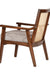 Ama Accent Chair - Teak (Brown) / Teakwood, cane / L: 23’’ W: 22’’ H: 34’’; Seat Height: 18’’ - Furniture