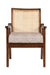 Ama Accent Chair - Teak (Brown) / Teakwood, cane / L: 23’’ W: 22’’ H: 34’’; Seat Height: 18’’ - Furniture