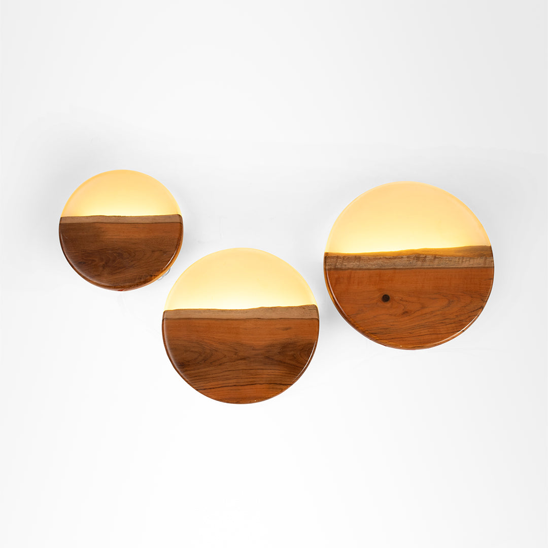 Amber Resin Wall Light - Lighting