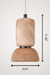 Ambra Pendant Lamp - Mild steel & Natural Spanish Alabaster - Lighting