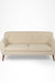 Amelia 3 Seater Sofa - Beige / Acacia Wood & Upholstered Fabric / W: 70 ’ D: 32.5’’ H: 33’’ SH: 18’’ - Indoor Furniture
