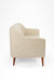 Amelia 3 Seater Sofa - Beige / Acacia Wood & Upholstered Fabric / W: 70 ’ D: 32.5’’ H: 33’’ SH: 18’’ - Indoor Furniture