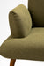 Amelia Lounge Chair - W: 34’’ D: 34’’ H: 36.5’’ SH: 13.5’’ / Green / Fabric And Solid Beech Wood Legs - Indoor Furniture