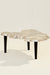 Amorphous Coffee Table - Set of 2 - Silver / Cast Aluminium / Large:90L x 74W x 33H and Small:75L x61W x 40H In Cms