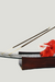 Angara Bidri - 290mm x 95mm x 50mm / Pine wood and Bidriware / Black and silver - Décor