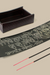 Angara Bidri - 290mm x 95mm x 50mm / Pine wood and Bidriware / Black and silver - Décor