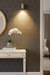 Antique Brass Finish LED Round Surface Light - Warm White / 8L x 5W x 5H Centimeters / Aluminium - Lighting