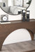 Arcus Console - L: 139.70 x B: 40.64 x H: 76.20 cms / Walnut / Oak Wood - Indoor Furniture