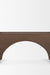 Arcus Console - L: 139.70 x B: 40.64 x H: 76.20 cms / Walnut / Oak Wood - Indoor Furniture