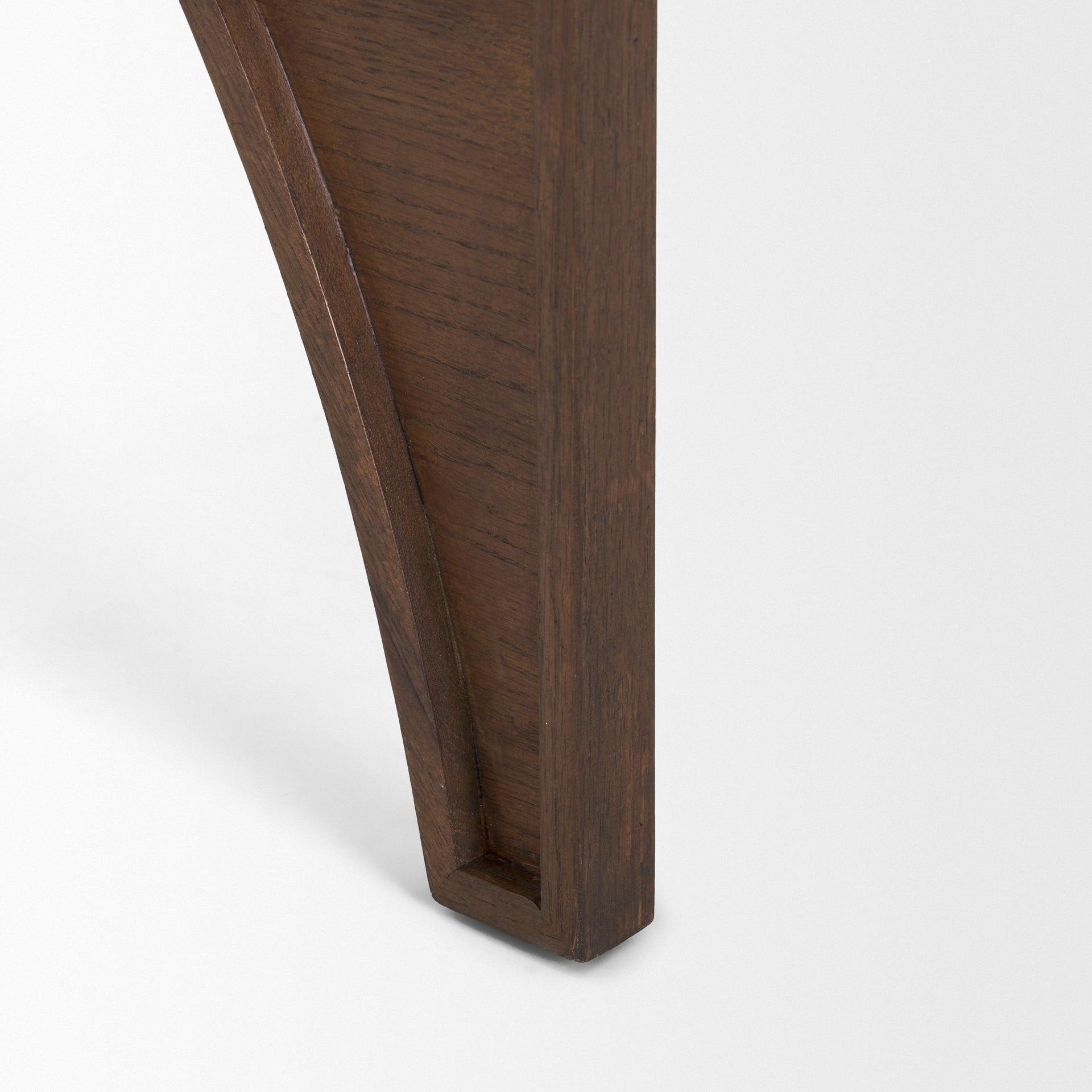 Arcus Side Table - Walnut / Oak Wood / L: 60.96 x B: 60.96 x H: 60.96 cms - Indoor Furniture