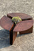 Arcwell Coffee Table - Dia 36’’ x H 17’’ / Cast Aluminium, Bronze Finish - Coffee Table