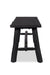 Aries Black Bench - Black / Mango Wood / L:110 x D:35 x H:43 in cm - Indoor Furniture