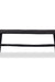 Aries Black Bench - Black / Mango Wood / L:110 x D:35 x H:43 in cm - Indoor Furniture