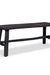 Aries Black Bench - Black / Mango Wood / L:110 x D:35 x H:43 in cm - Indoor Furniture