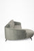 Aries Sofa - W: 98’’ D: 34’’ H: 35’’ SH: 15’’ / Grey / Upholstered Fabric & SS legs - Indoor Furniture