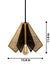 Arin Mesh Hanging Lamp by homeblitz.in