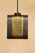 Arin Mesh Wide Hanging Lamp - Mild Steel / Brass - Lighting