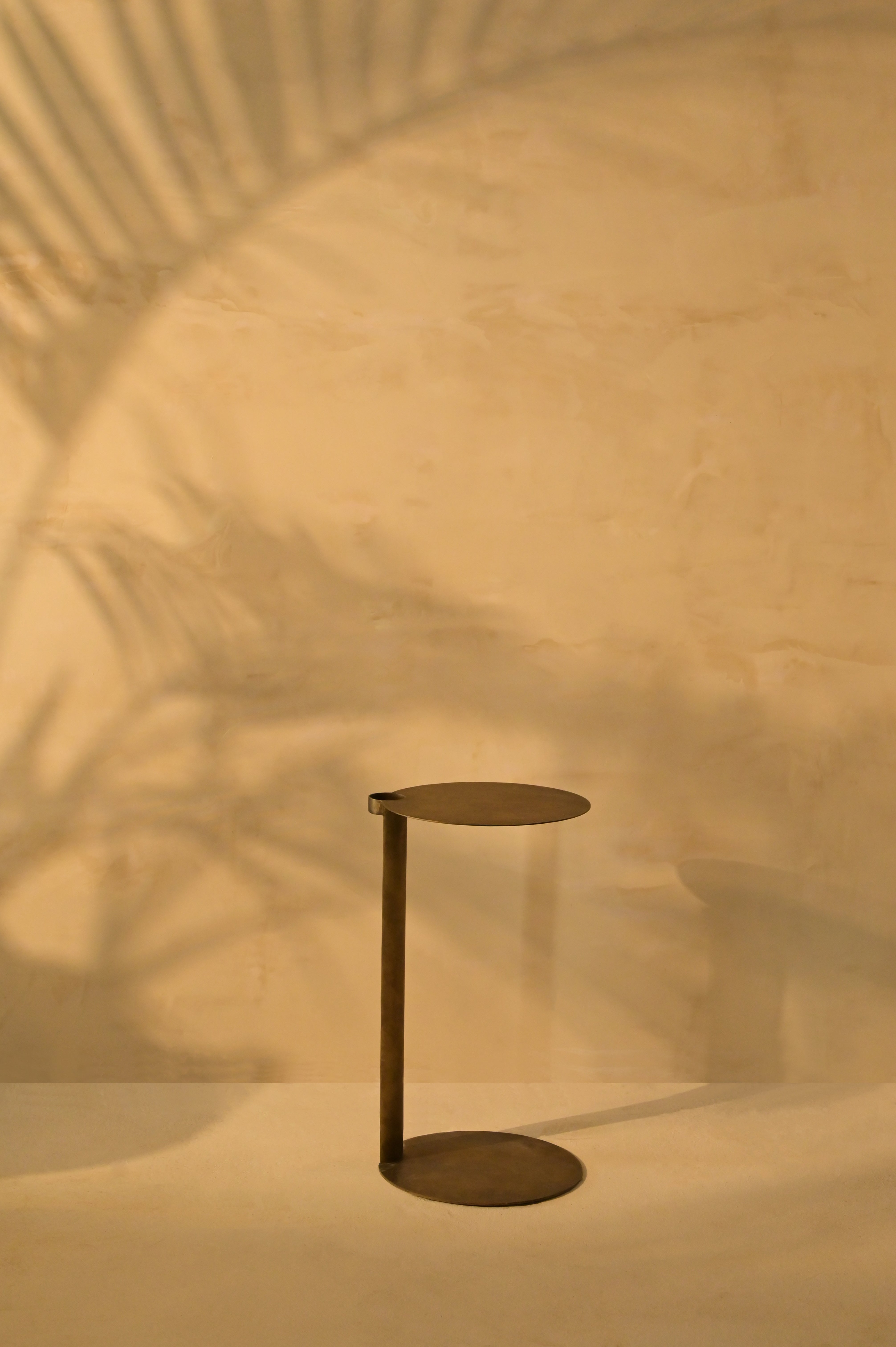 Arki Side Table - L:10 x W:10 x H:18 In inches / Metal - Indoor Furniture