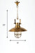 Art Deco Light 05 - Dia: 10’’ H: 20’’ / Brass / Brass - Lighting