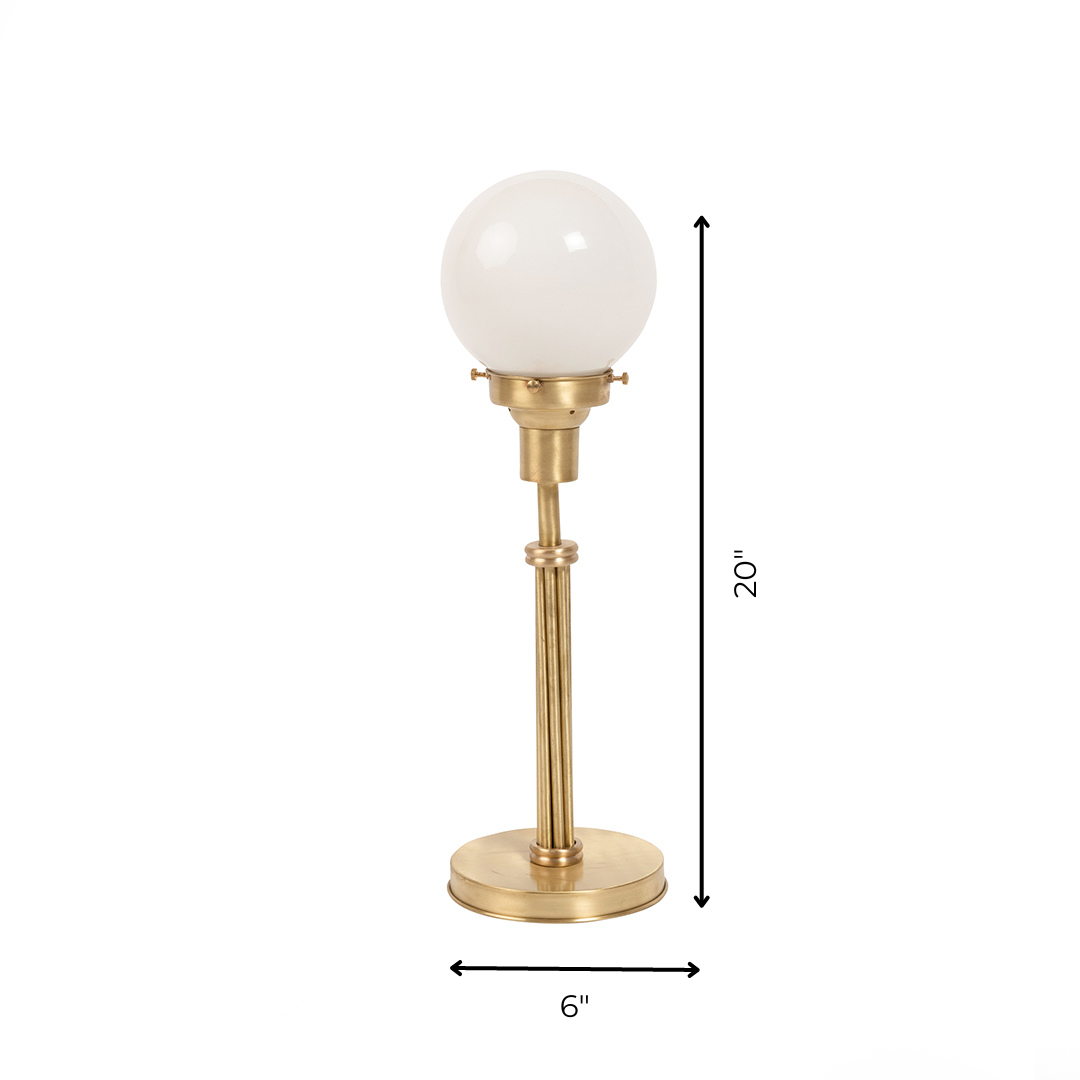 Art Deco Table Lamp 03 - Brass - Lighting