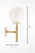 Art Deco Wall Lamp 21 - Holder Dia: 5’’ H: 13’’ / Brass - Lighting