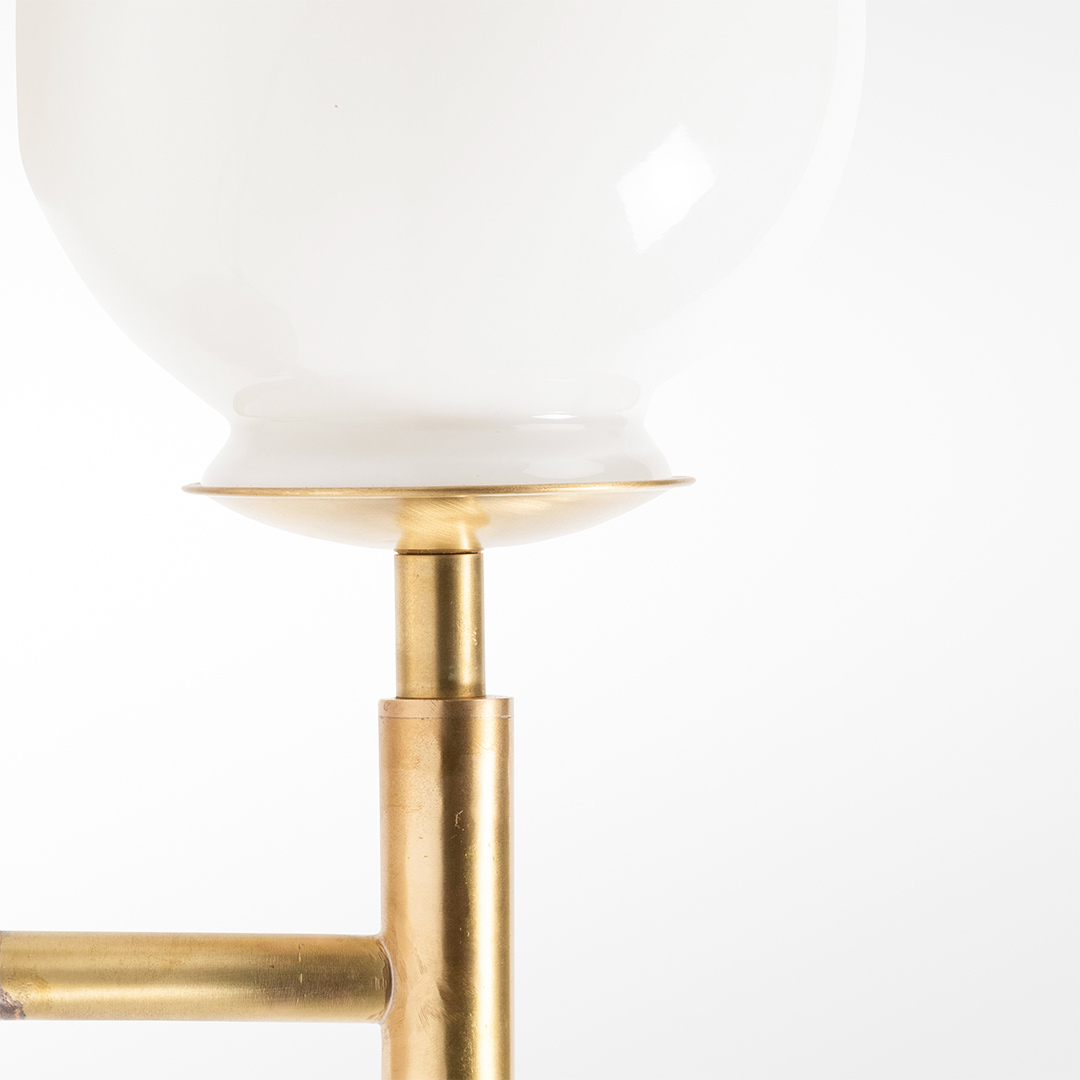 Art Deco Wall Lamp 21 - Holder Dia: 5’’ H: 13’’ / Brass - Lighting