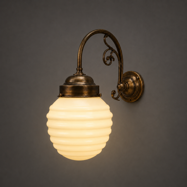Art Deco Wall Light 11 - H: 14’’ × W: 8’’ / Brass - Lighting