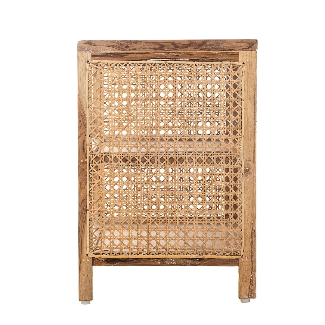 Asbury Cane Side Table - Furniture