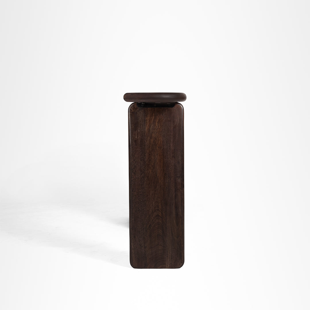 Ash Console - L: 69’’ W: 10’’ H: 31’’ / Walnut / Acacia Wood - Indoor Furniture