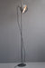 Ash Grey Modern Floor Lamp With Detachable Retro Grill