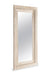 Ashley Distressed Carved Mirror Frame - Distress Wood / Mango Wood / L:90 x D:6 x H:180 in cm - Decor