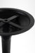 Astra Mother of Pearl Table Table - Dia: 72’’ H: 30’’ / Black / Cast Iron and Granite - Outdoor Furniture