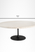 Astra Mother of Pearl Table Table - Dia: 72’’ H: 30’’ / Black / Cast Iron and Granite - Outdoor Furniture