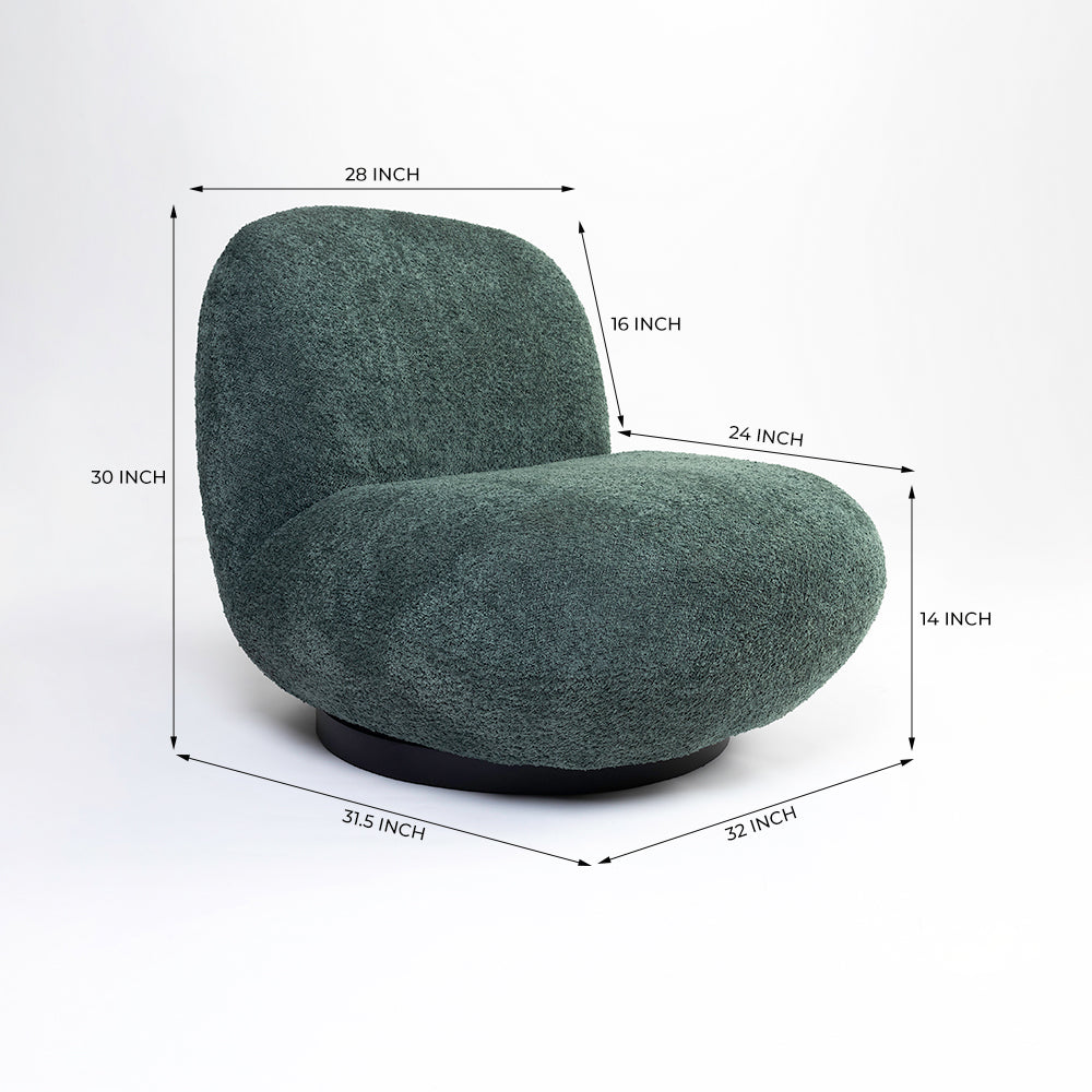 Astrid Swivel Lounge Chair - Indoor Furniture