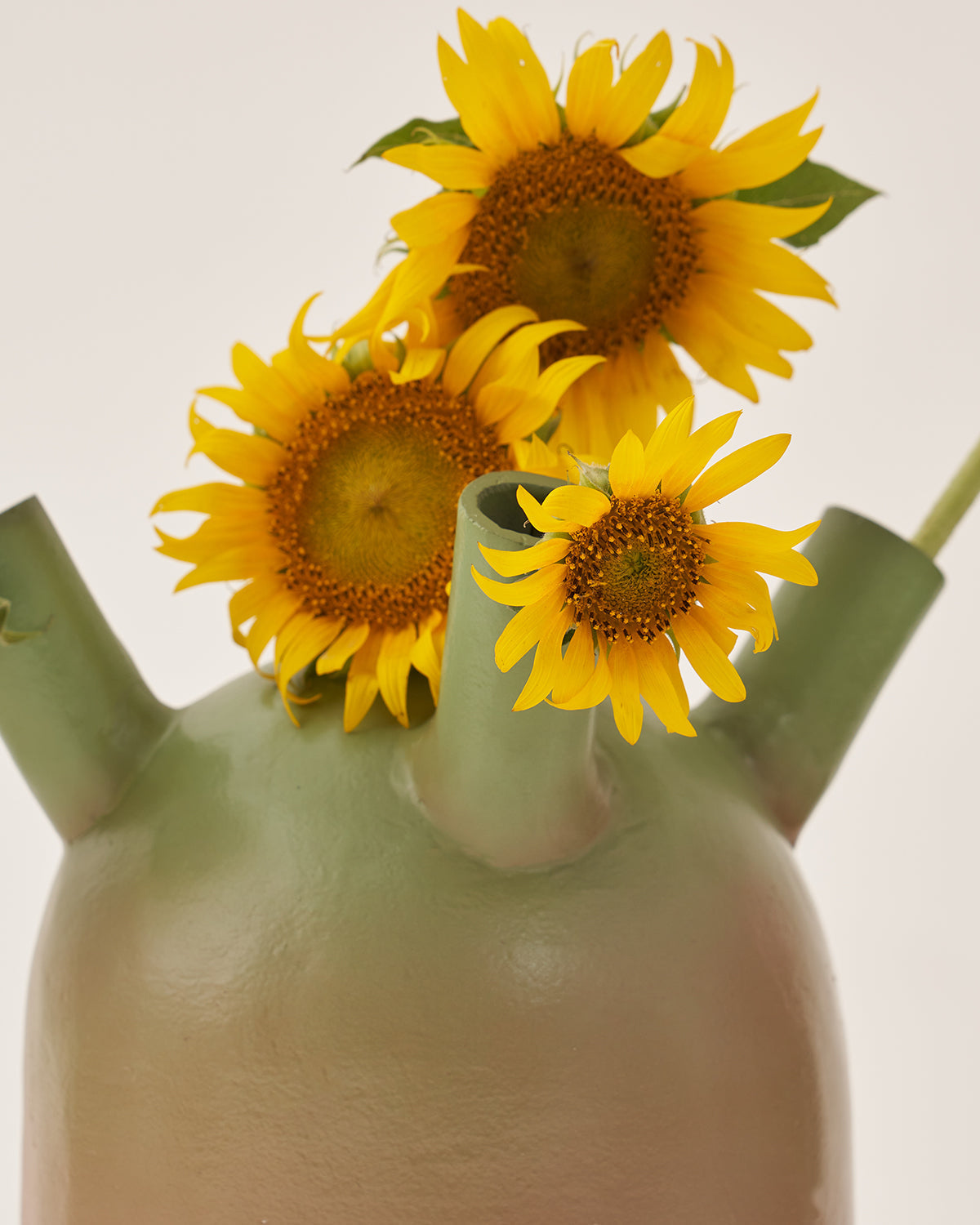 Atria Vase - Salmon / Cast Aluminium / 28L X 28W X 31H In Cms - Décor
