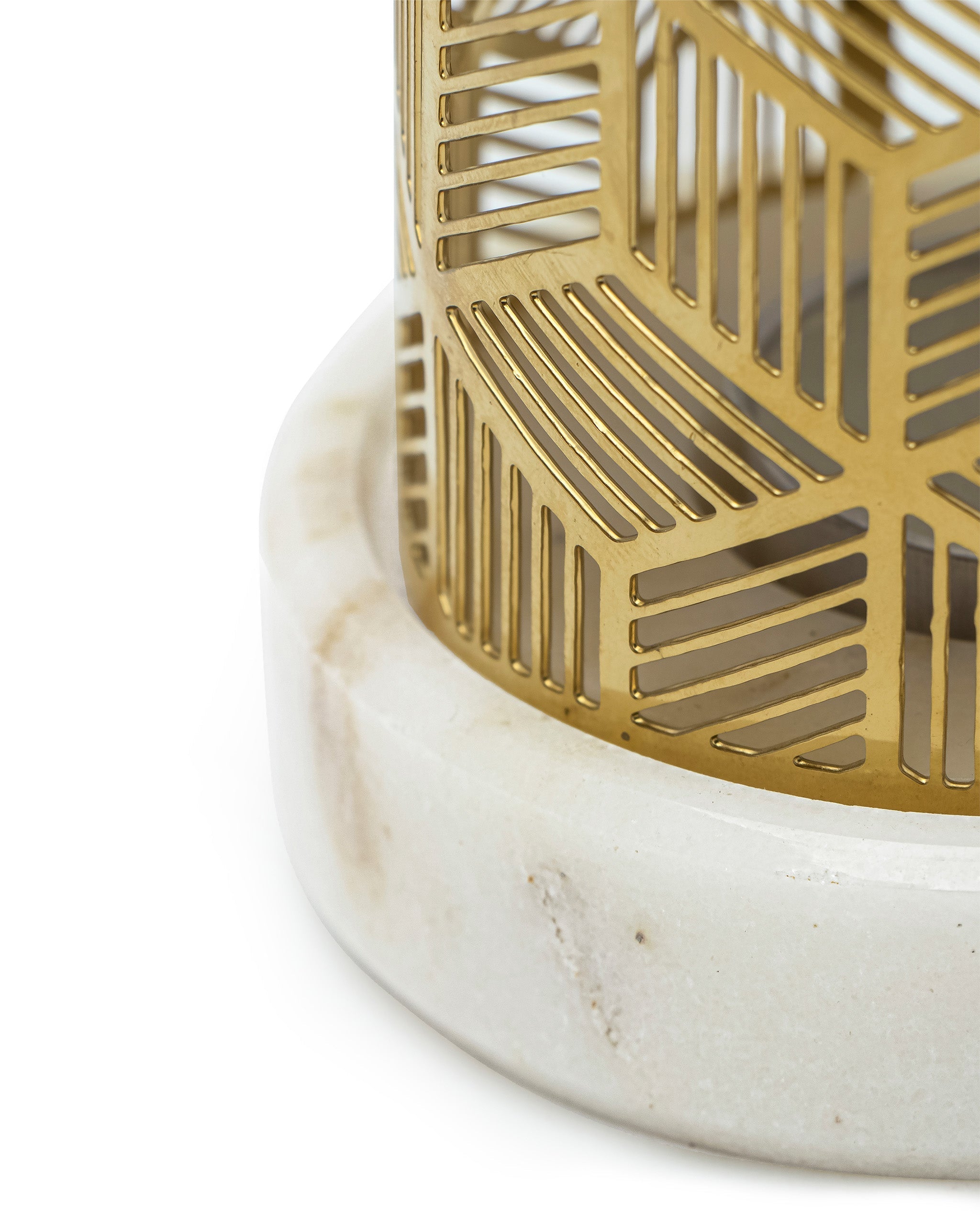 Aura Diffuser - Natural / Brass and marble - Decor