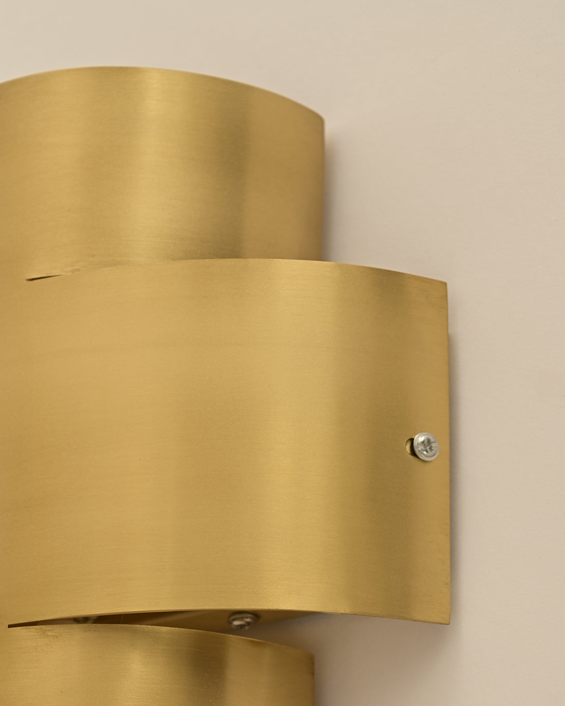 Aura Wall Sconce - Brass / Brass / 23L X 10W X 23H In Cms - Lighting