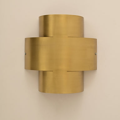 Aura Wall Sconce - Brass / Brass / 23L X 10W X 23H In Cms - Lighting