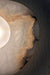 Aureole Wall light - White / 250L x 250B x 130H mm / Alabaster & Stainless Steel - Lighting