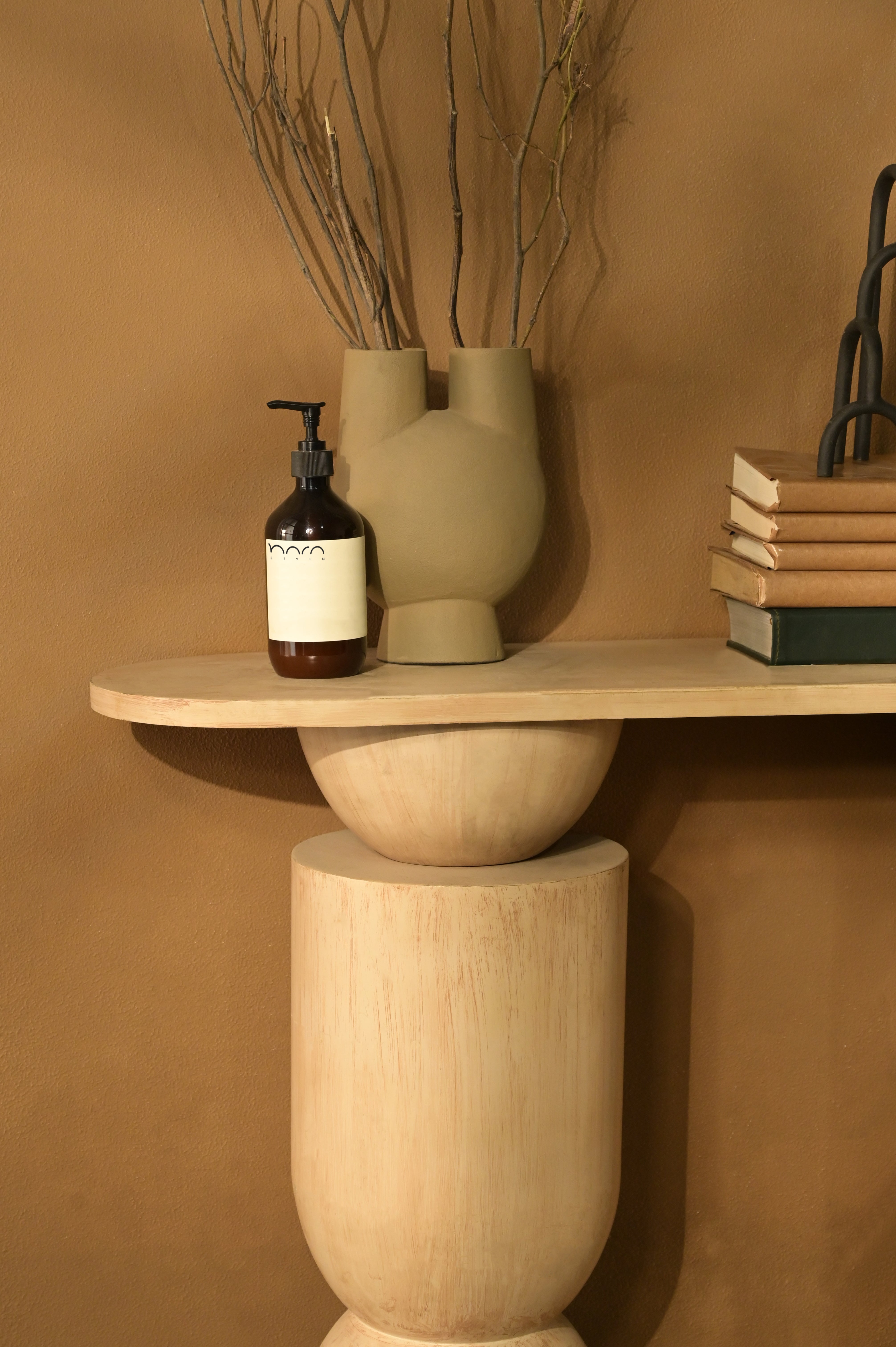 Aurum Console - L:59 x W:16 x H:32 In inches / Mild Steel - Indoor Furniture
