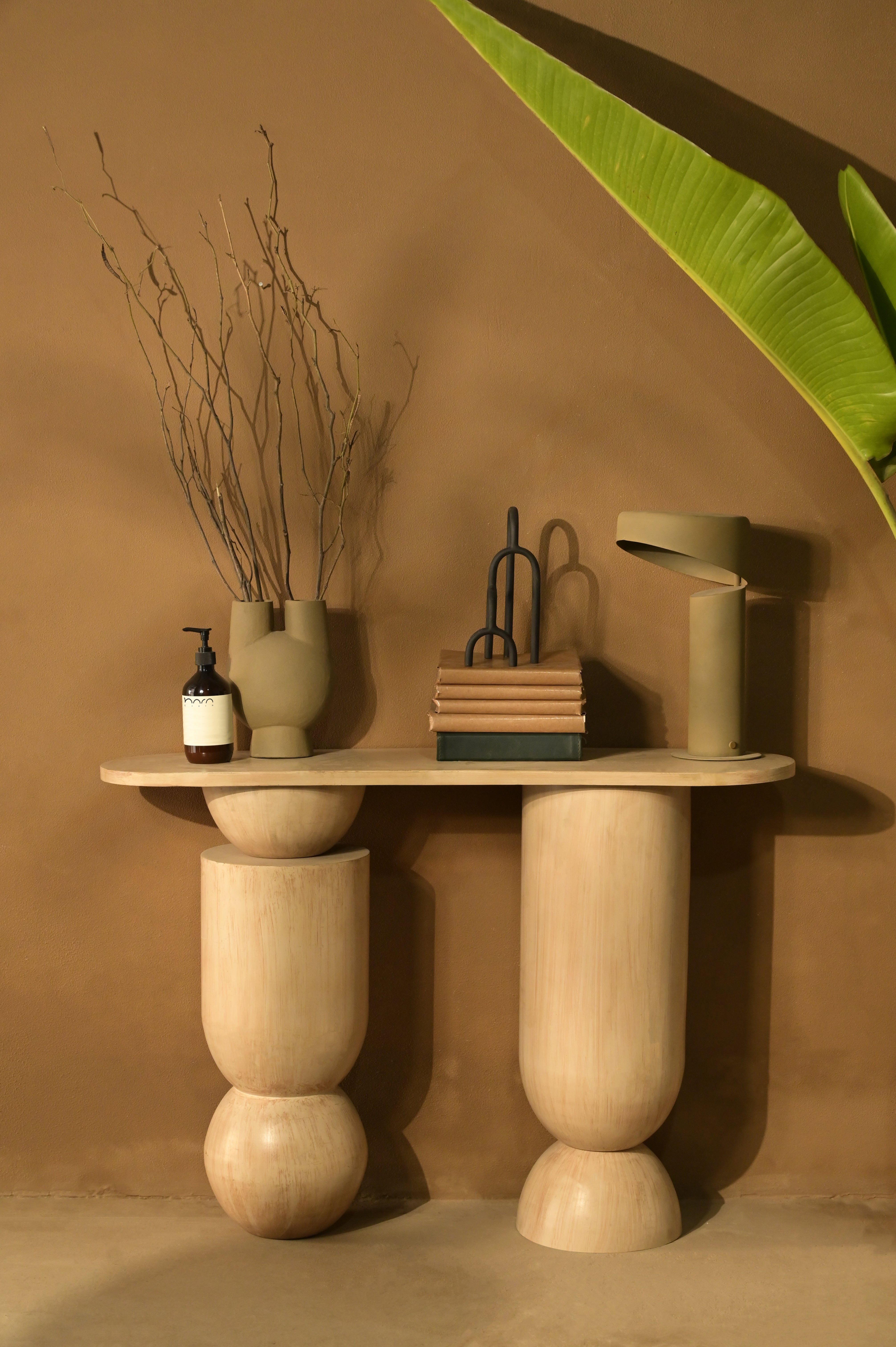 Aurum Console - L:59 x W:16 x H:32 In inches / Mild Steel - Indoor Furniture