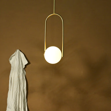 Aurum Pendant Lamp - L:6 x W:6 x H:52 In inches / Metal - Lighting