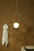 Aurum Pendant Lamp - L:6 x W:6 x H:52 In inches / Metal - Lighting