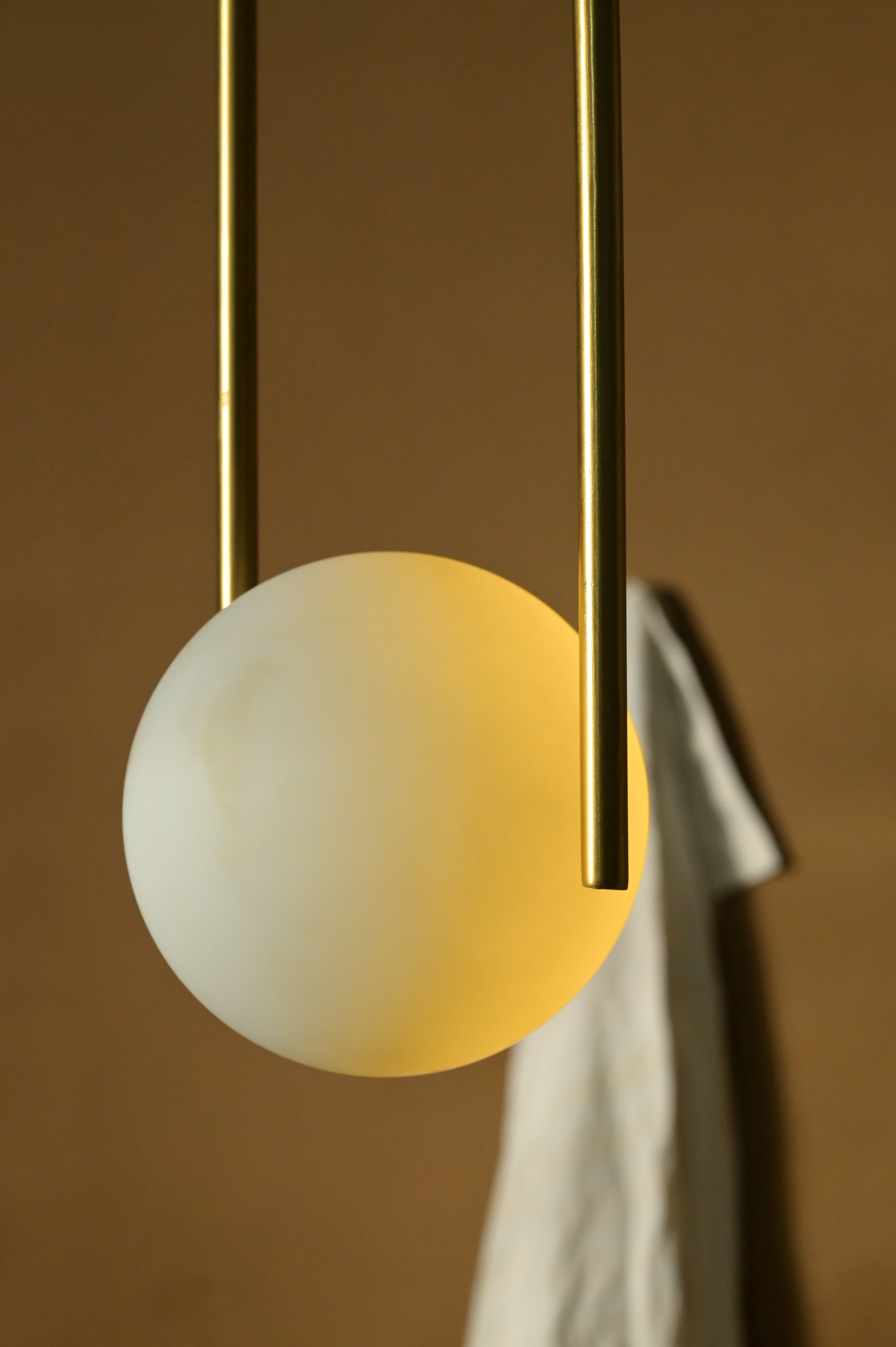 Aurum Pendant Lamp - L:6 x W:6 x H:52 In inches / Metal - Lighting