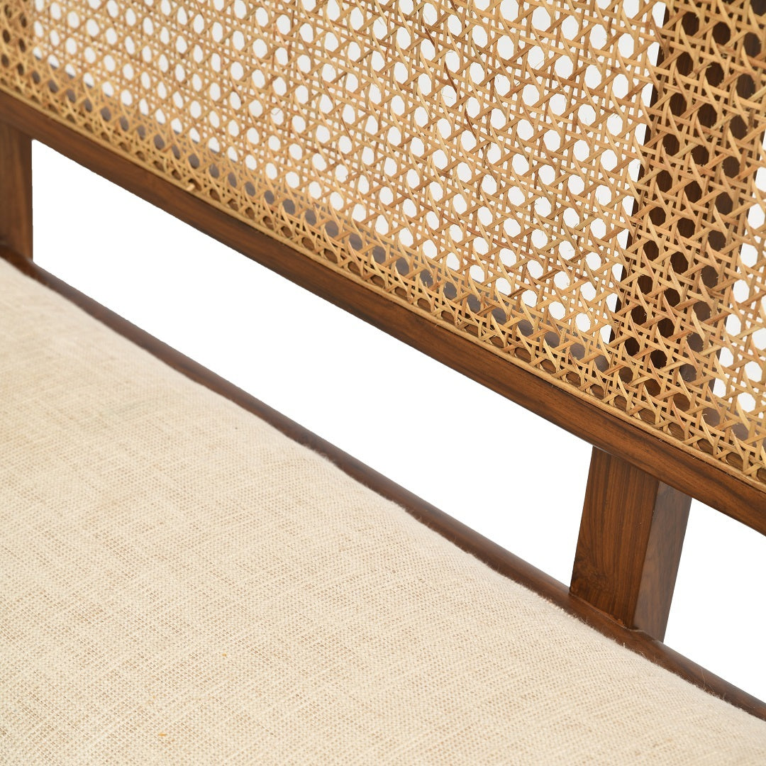 Avalon Cane Bench - Furniture