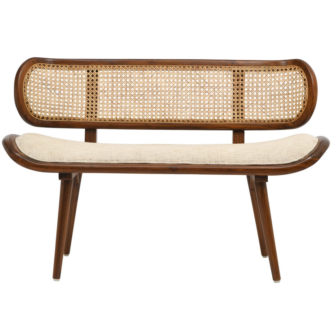 Avalon Cane Bench - Furniture
