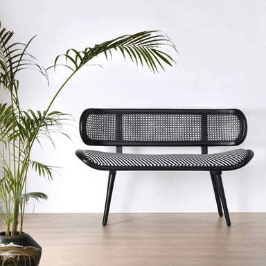 Avalon Cane Bench - Furniture