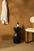 Axis Side Table - L:10 x W:10 x H:20 In inches / Metal / Matte Black - Indoor Furniture